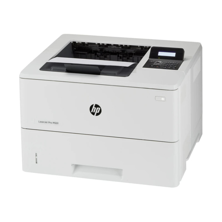 پرینتر اچ پی تک رنگ تک کاره با چاپ لیزری مدل LaserJet Pro M501dn، سایز چاپ A4، قابلیت چاپ دو رو