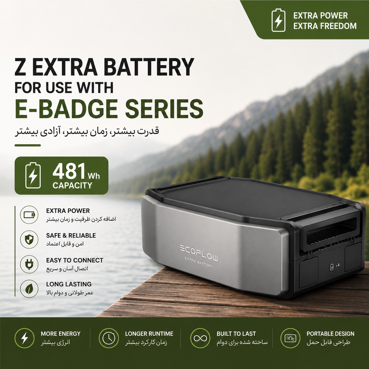 ذخیره کننده انرژی ecoflow delta pro ultra battery